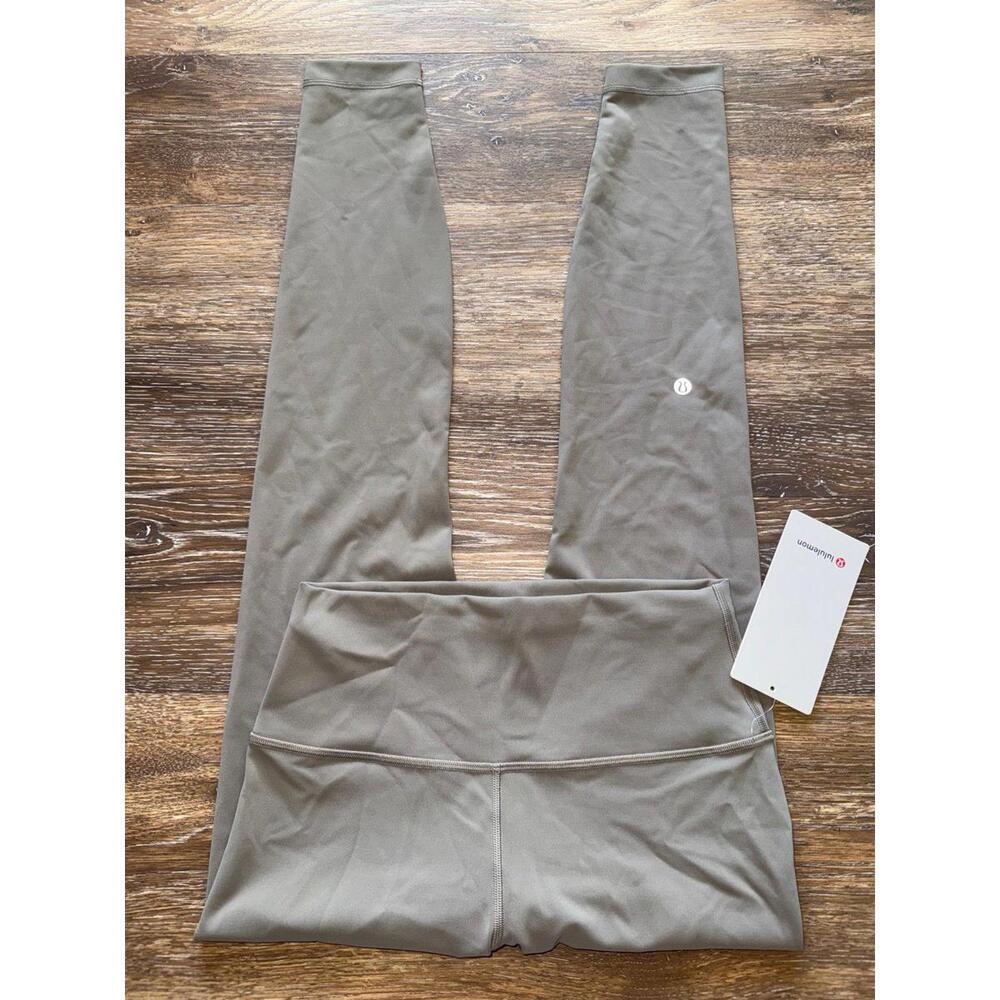 Lululemon Wunder Train High Rise 28” Warm Ash Grey Size 8 NWT